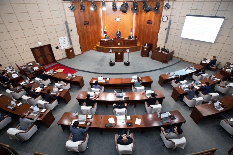 군산시의회 본회의 [연합뉴스 자료사진]