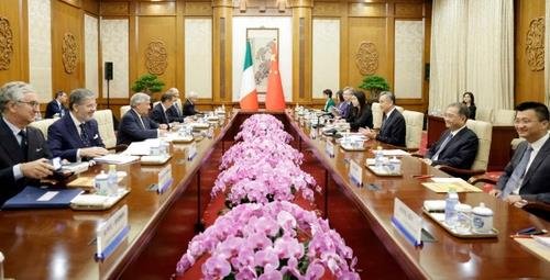 중국·이탈리아 외교장관 회담. 중국 외교부 제공