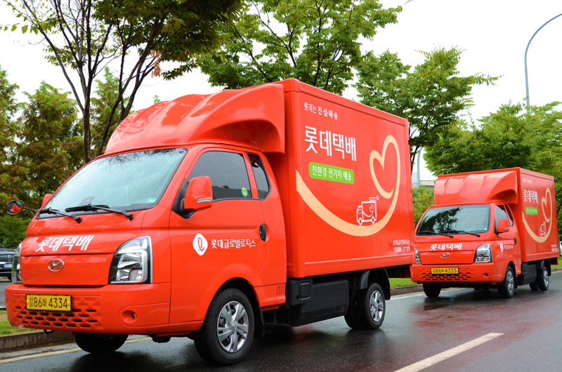 "친환경 운송체계 구축"…전기차 확대하는 택배사들