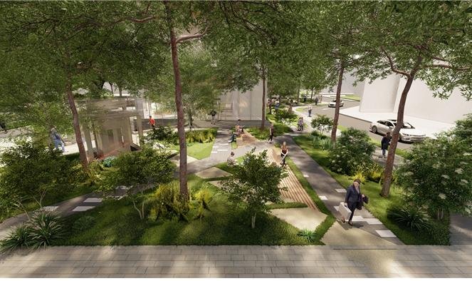 [서울=뉴시스]무교다동 도시정비형 재개발구역 제29지구 정비계획 결정안 조감도. (사진=서울시 제공). 2023.09.07. photo@newsis.com