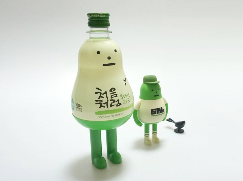 처음처럼X스티키몬스터 한정판(사진=롯데칠성음료 제공) *재판매 및 DB 금지