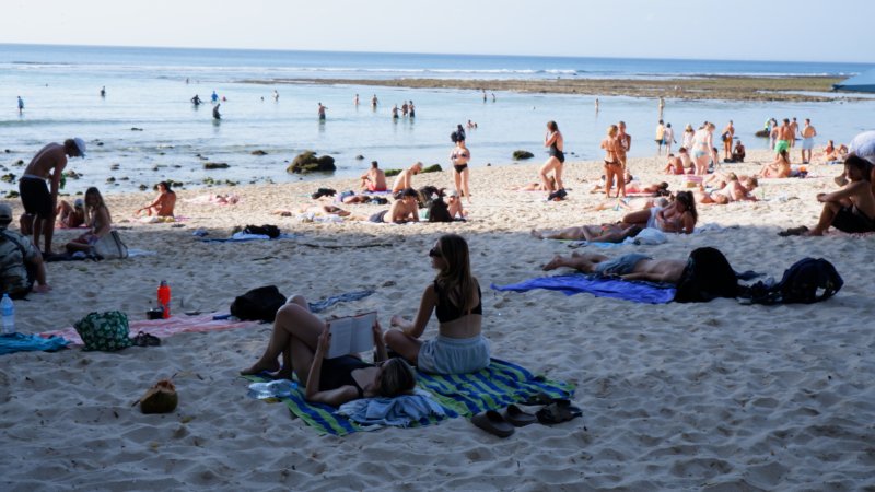 줄리아 로버츠 주연의 '먹고 기도하고 사랑하라' 영화로 유명해진 빠당빠당 해변ⓒ News1