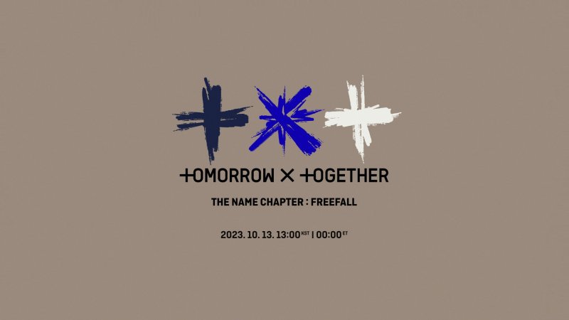 [서울=뉴시스] 그룹 투모로우바이투게더 '이름의 장:프리폴(FREEFALL)' 로고 모션. (사진=빅히트 뮤직 제공) 2023.09.18. photo@newsis.com *재판매 및 DB 금지