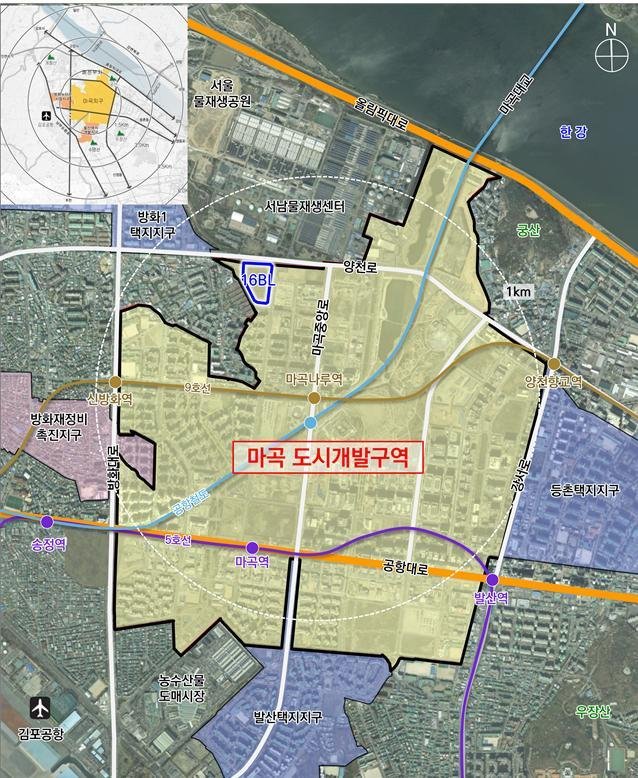 마곡16단지 위치도(서울시 제공)