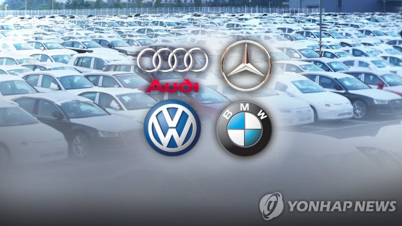수입차 시장(CG) <<연합뉴스TV 제공>>잇따른 악재 겹친 수입차 시장