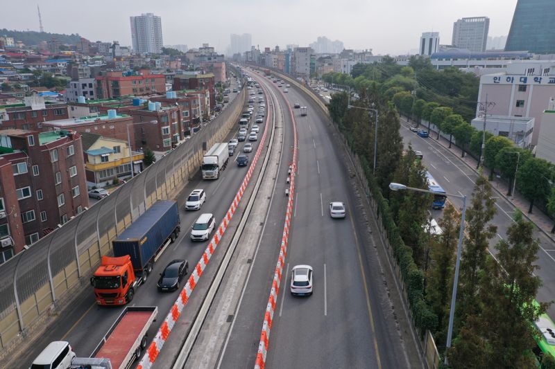 인천대로 10km 개량공사 착공..주변 공원화