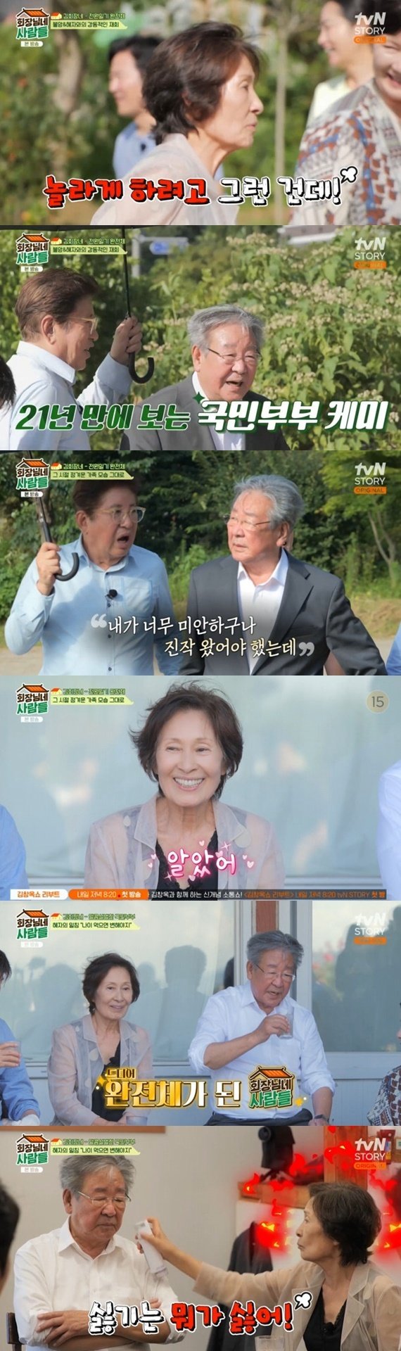 최불암x김혜자, 여전한 '국민 부부' 케미…'회장님네 사람들' 동반 출격