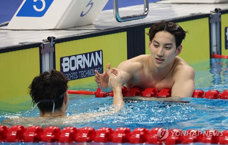 “와! 이렇게 강했어?” 中 독주 막은 한국 男 수영 … 진짜 ‘황금세대’ 떴다 [항저우AG]