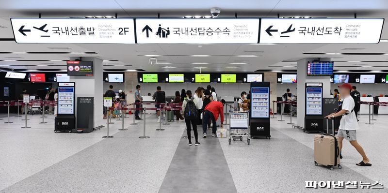 대구공항 국내선 신 여객터미널 전경. 한국공항공사 제공