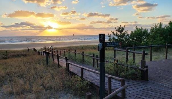 백사장항부터 꽃지까지 이어지는 노을길(12km)은 전 구간에서 아름다운 노을을 감상할 수 있는 해변길(태안해안국립공원 제공)/뉴스1