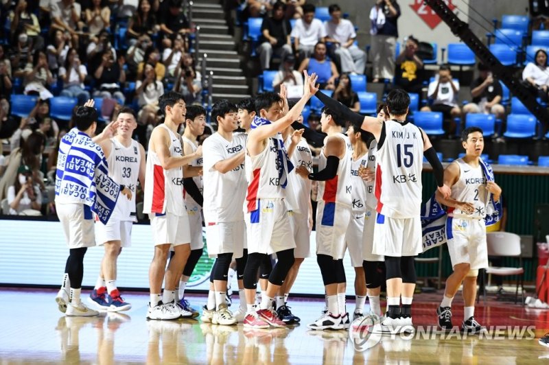 남자 농구 대표팀/사진=연합뉴스