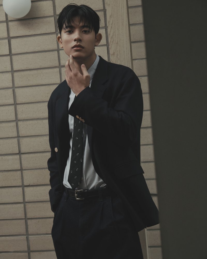 2023 FW 지이크 전속모델 로몬 화보컷 (사진=신원 제공) *재판매 및 DB 금지