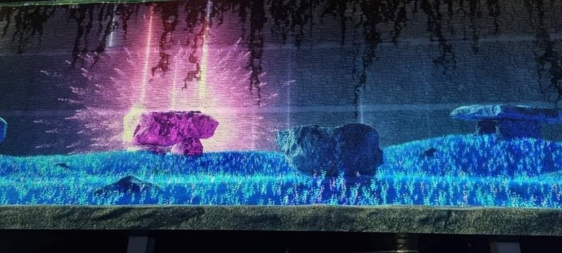 2023 고창 고인돌 유적 문화유산 미디어아트 한 장면..2023.10.1/ 뉴스1 ⓒ News1 박제철 기자