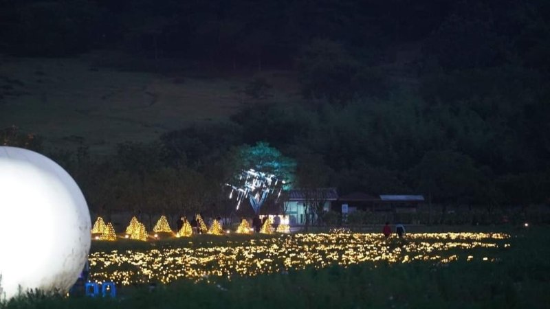 2023 고창 고인돌 유적 문화유산 미디어아트 한 장면..2023.10.1/ 뉴스1 ⓒ News1 박제철 기자