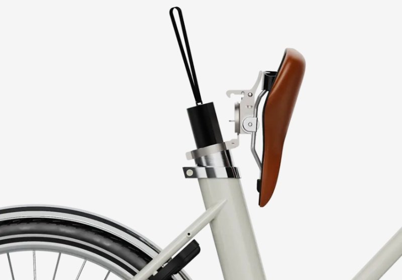 볼테르 자전거 안장 밑에 위치한 배터리(볼테르 제공)