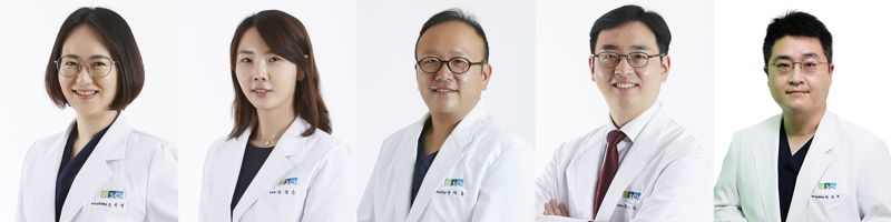 순천향대천안병원 두경부암 다학제팀인 △조인영(방사선종양학과) △김정은(피부과) △박재홍(이비인후과) △반명진(이비인후과) △원용균(방사선종양학과)