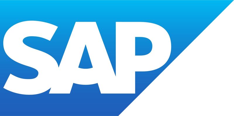 SAP는 글로벌 소프트웨어 벤처캐피털 기업 사파이어 벤처스(Sapphire Ventures)를 후원하고 있으며, 사파이어 벤처스는 AI 기술 스타트업에 현재 10억 달러 상당의 투자를 진행 중이다. SAP 로고.