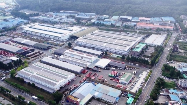 대동 농기계 대구 공장 전경사진(대동 제공)