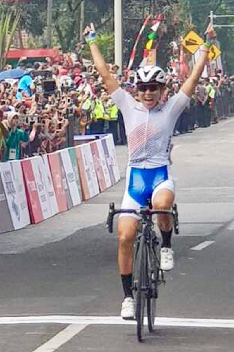 여자 사이클 대표팀 나아름. (대한자전거연맹 제공)