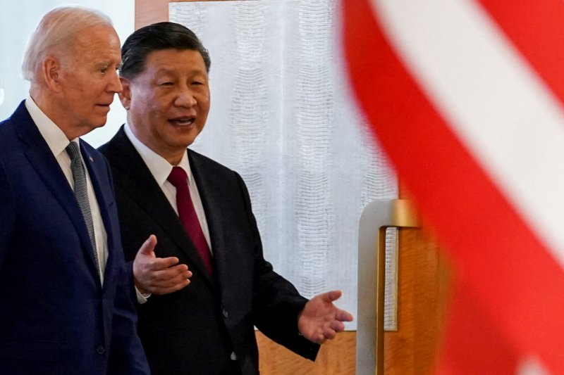 바이든 미국 대통령과 시진핑 중국 국가주석이 지난해 11월 인도네시아 발리에서 열린 G20 정상회담에서 만나 대화하고 있다. /사진=로이터연합뉴스