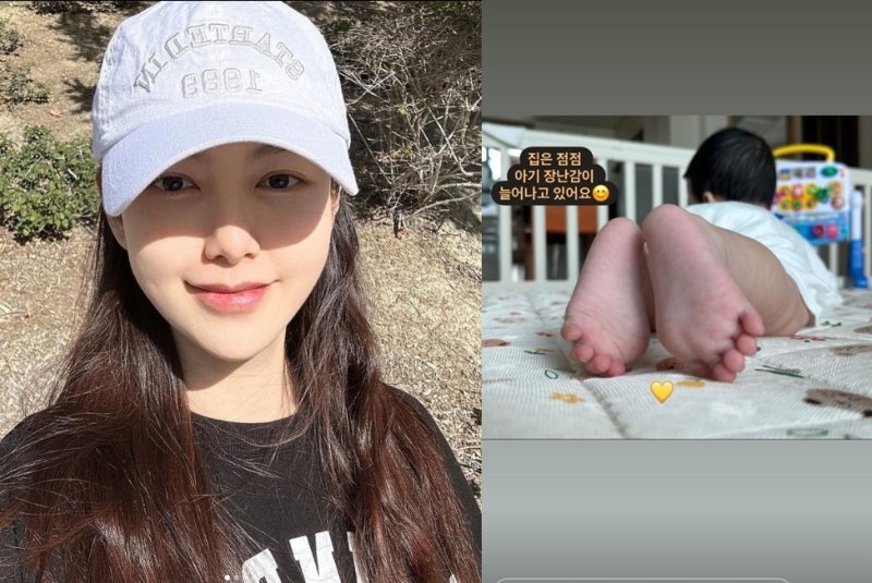 '에릭♥' 나혜미, 아들 공개…육아 근황 "아기 장난감 늘어나는 집" [N샷]