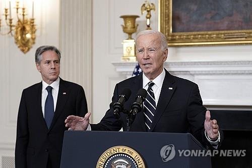 [이·팔 전쟁] 바이든, 하마스 공격 하루만에 이스라엘 지원 개시…대응 속도전