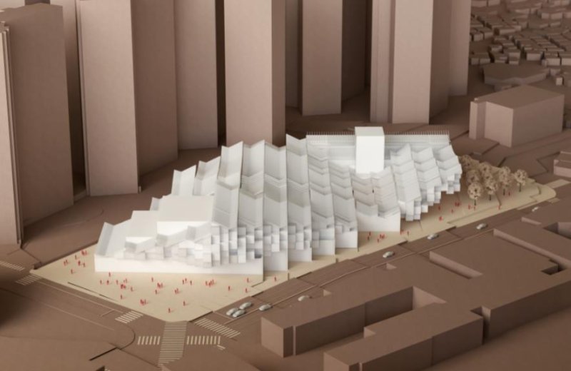 서울시립도서관 1단계 설계공모 선정작. (서울시 제공)