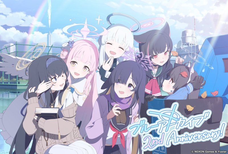 블루 아카이브 일본 서비스 2주년 키비주얼(사진=넥슨게임즈 제공) *재판매 및 DB 금지