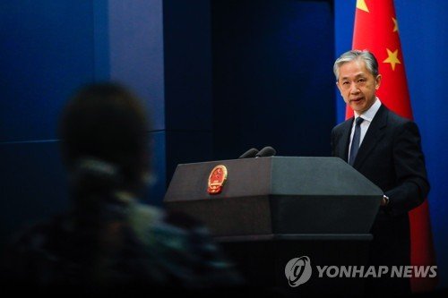 왕원빈 중국 외교부 대변인. 사진=중국 외교부 연합뉴스