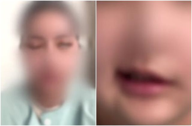 서울 강남의 한 유명 성형외과에서 수술을 받은 뒤 안면이 마비된 20대 여성 환자. 출처=JTBC 보도