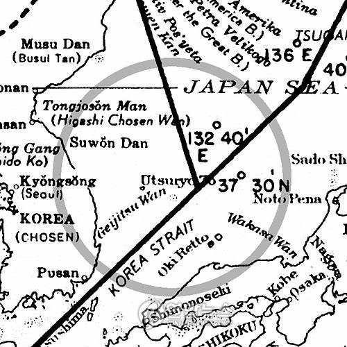 '독도 한국령' 표시 1949년 美 국무부 지도 [돌베개 제공. 재판매 및 DB금지]