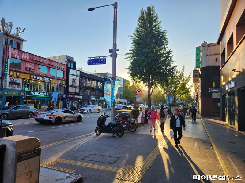 지난 20일 서울 용산구 이태원동의 풍경./사진=김동규 기자