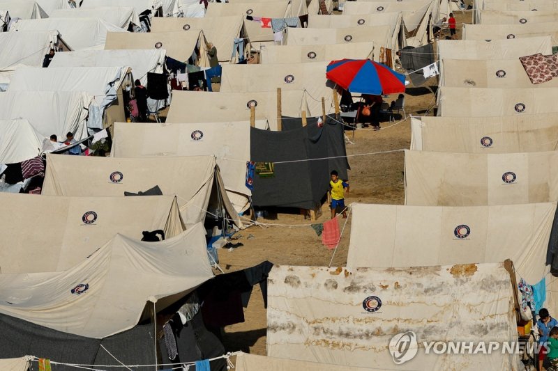 팔레스타인 가자지구 난민캠프. 사진=연합뉴스