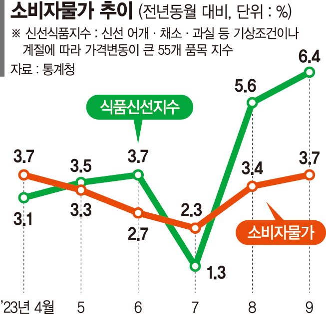 고금리·중동 불안에… 다시 들썩이는 물가, 총력대응하는 정부