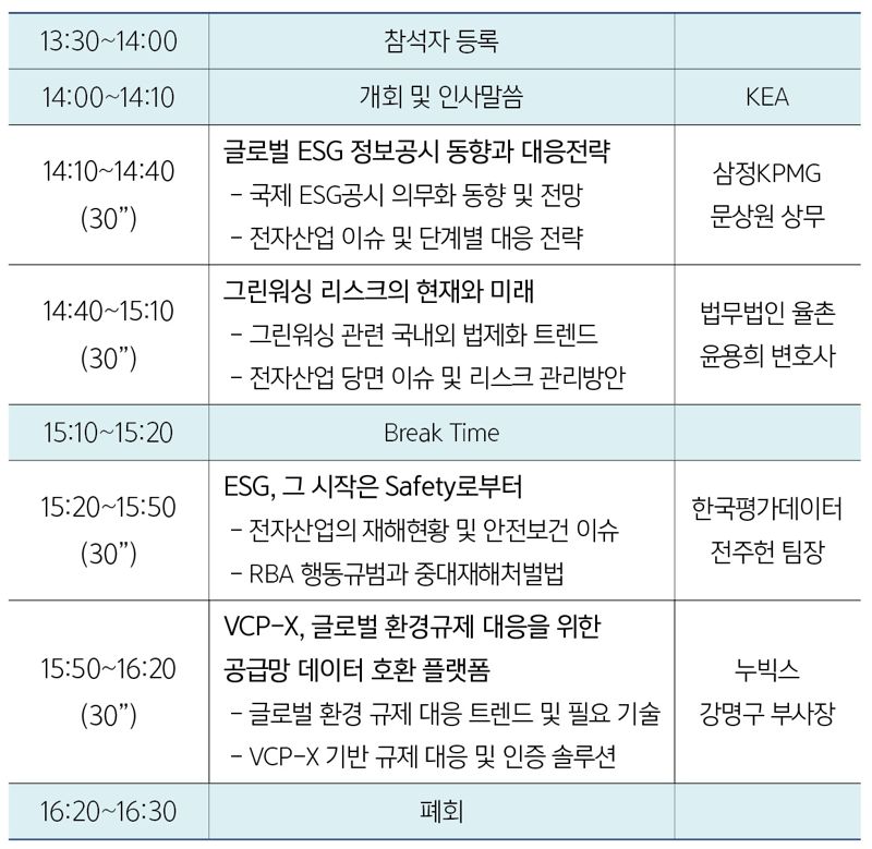 삼정KPMG, 25일 전자·IT산업 대상 ‘ESG 세미나’ 개최