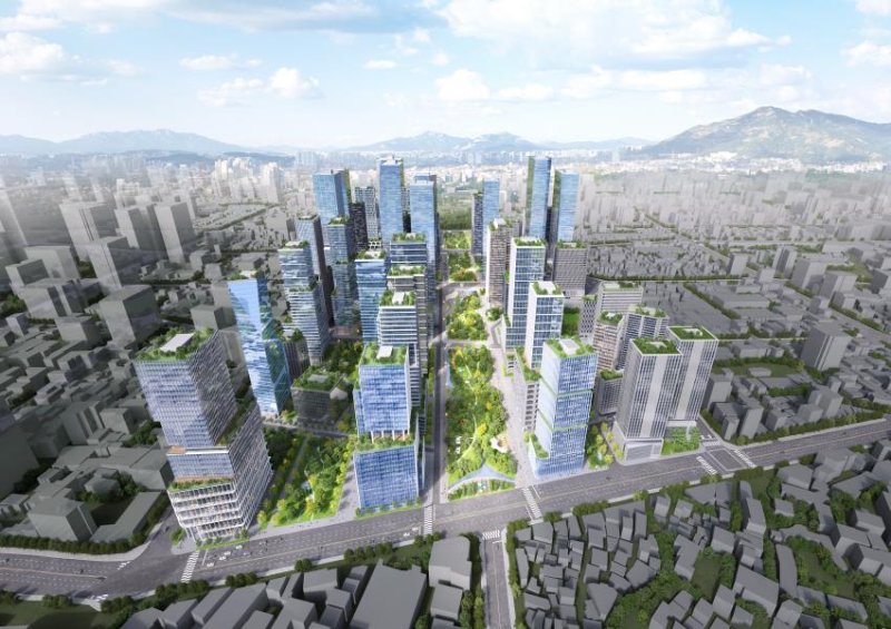 세운재정비촉진구역 사업 조감도(서울시 제공).