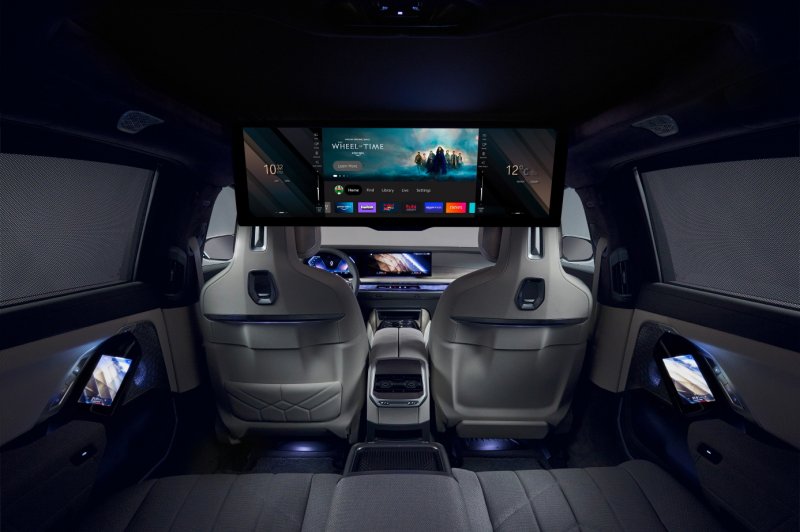 BMW i7 뒷좌석.(BMW코리아 제공)ⓒ 뉴스1