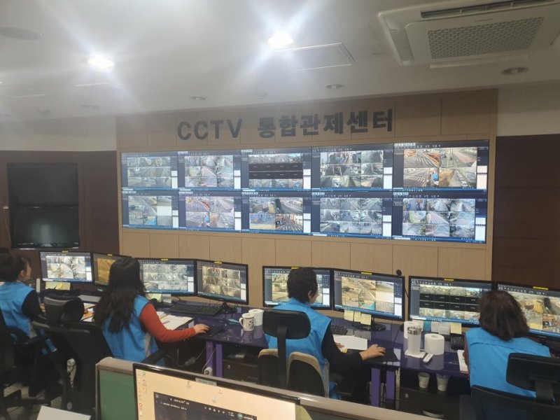 전북 익산시 CCTV 관제센터 자료사진.