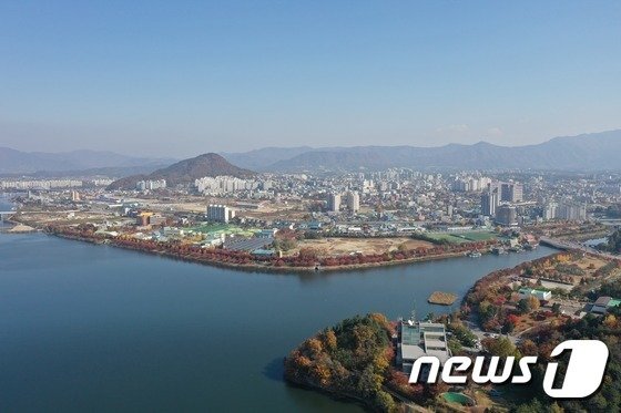 강원 춘천시 전경./뉴스1