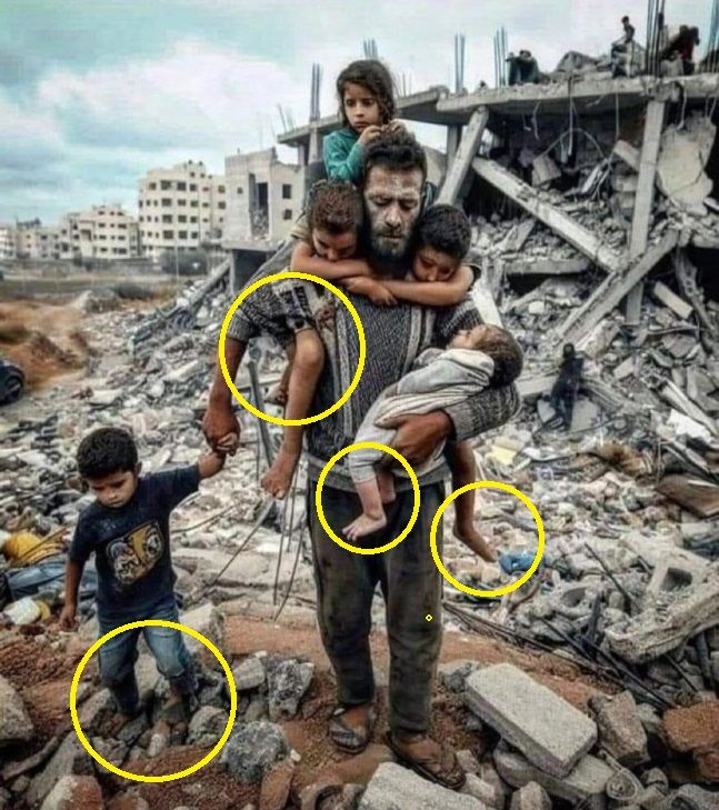 전세계 울린 다섯 아이 구해 나온 '가자지구 아버지', 알고 보니... 소름