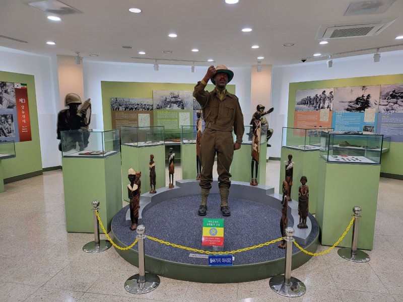 춘천에 있는 에티오피아 기념관 내부 [촬영 이상학]