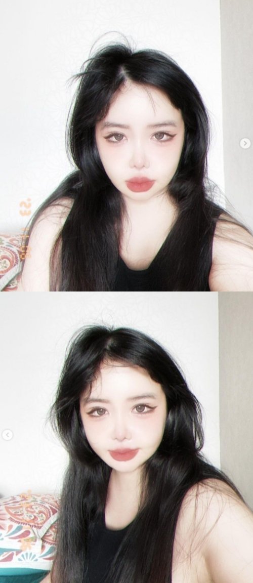 박봄, 달라진 미모+강렬 눈화장..근황 공개