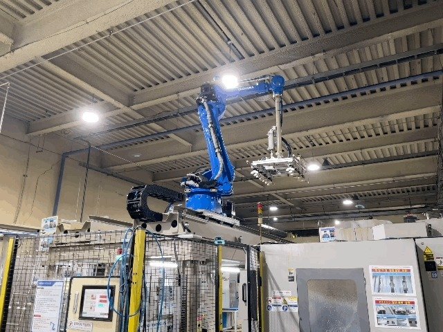 사진은 인천 남동산단에 위치한 파버나인 본사 내부에 로봇팔이 움직이고 있다. ⓒ News1 이민주 기자