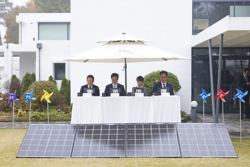 경기도가 생산하는 산업단지 태양광 전력...삼성전자가 20년간 구매