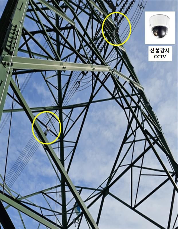 한전, 철탑에 ‘눈(Eye)’달아 산불 예방하고 백두대간 생태계 지킨다