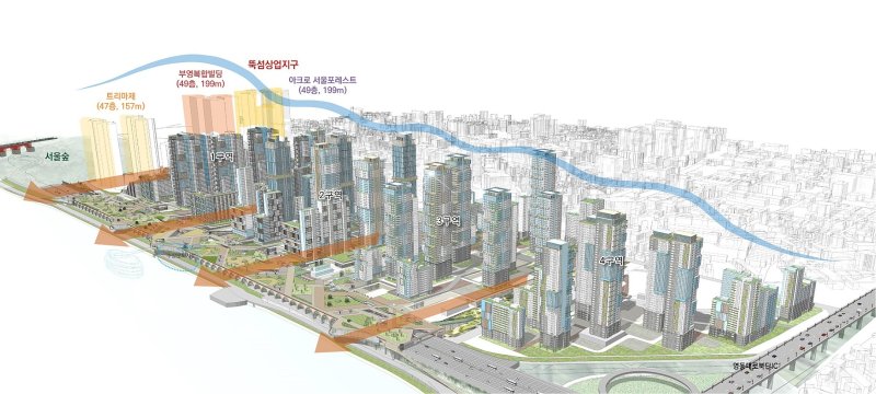 성수전략정비구역 조감도(성동구).