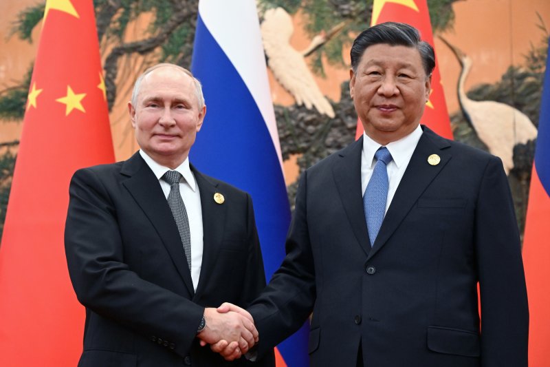 블라디미르 푸틴 러시아 대통령과 시진핑 중국 국가 주석. /사진=AP 뉴시스