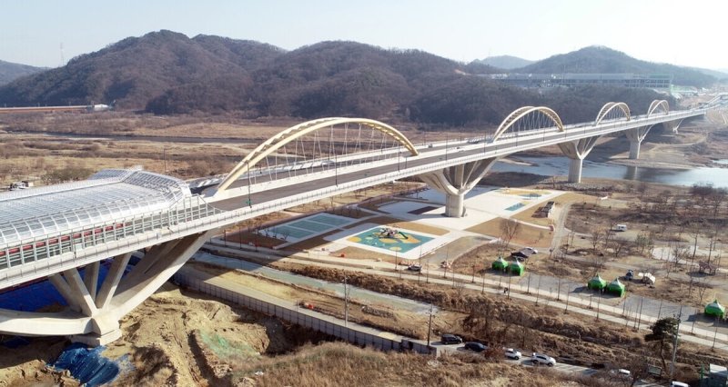 세종시 4생활권∼5생활권 연결 금빛노을교 [LH 제공. 재판매 및 DB 금지]
