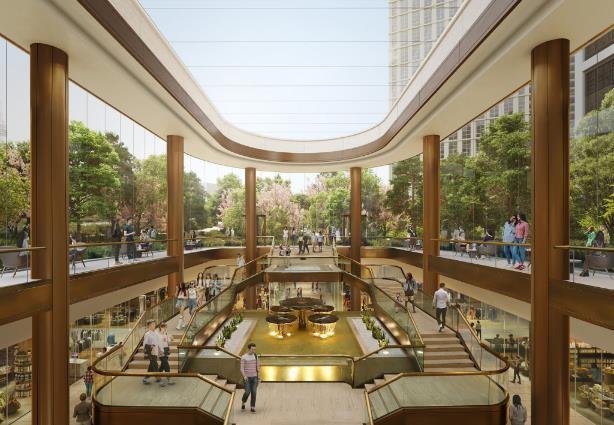 힐튼호텔 로비 보전안 예시(서울시 제공)