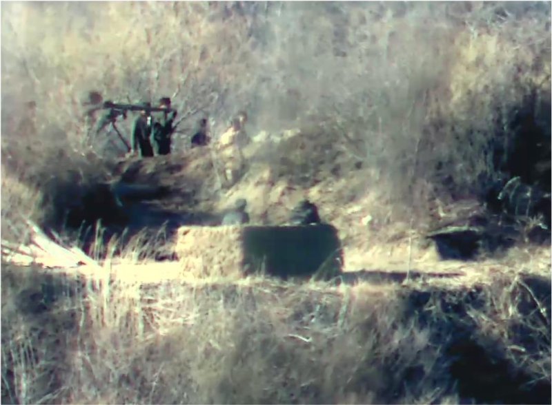 북한군이 2018년 '9·19남북군사합의' 이행 차원에서 시범 철수했던 비무장지대(DMZ) 내 감시초소(GP) 복구에 나선 모습이 지난 24일부터 우리 군에 포착됐다고 27일 국방부가 밝혔다. 사진=국방부 제공